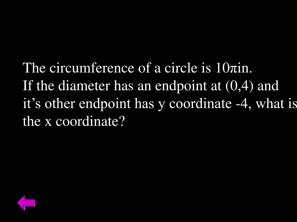 the circumference of a circle