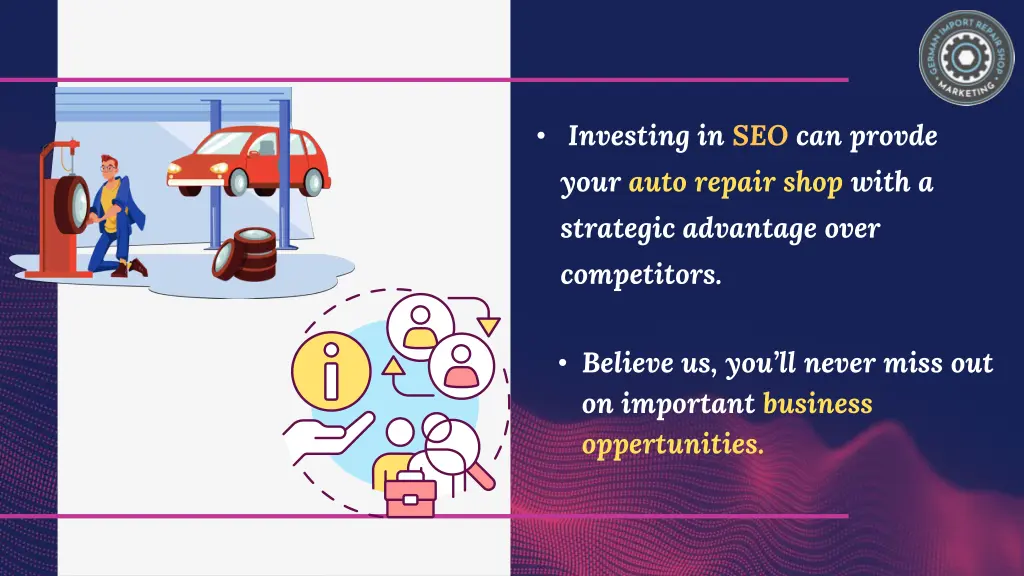 investing in seo can provde your auto repair shop