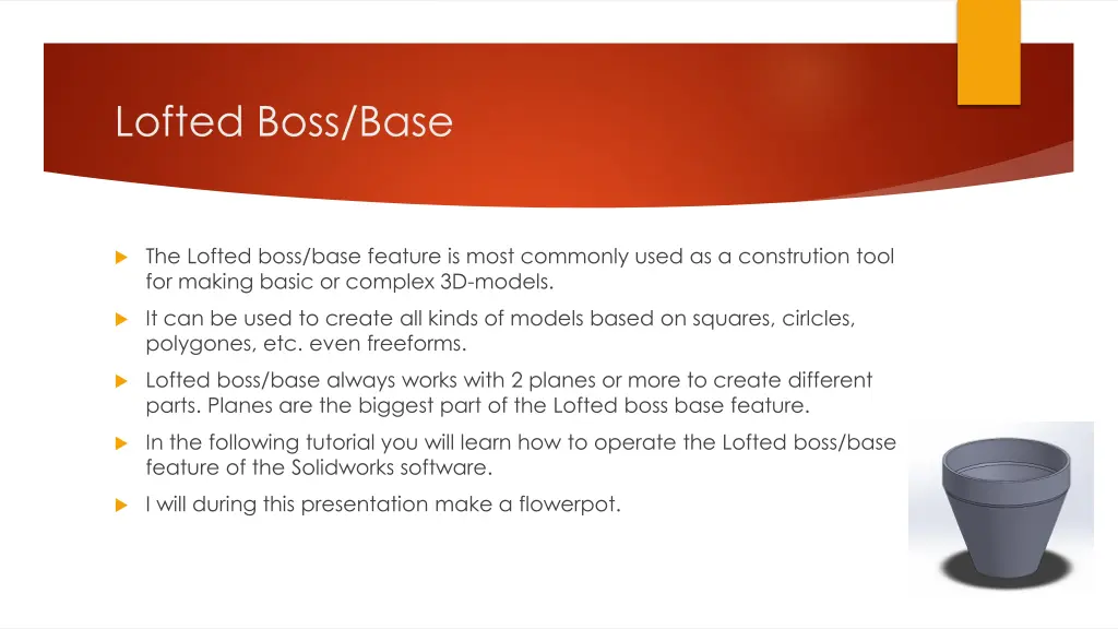 lofted boss base