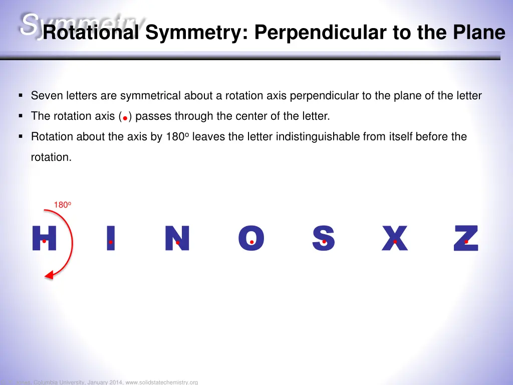 symmetry rotational symmetry perpendicular