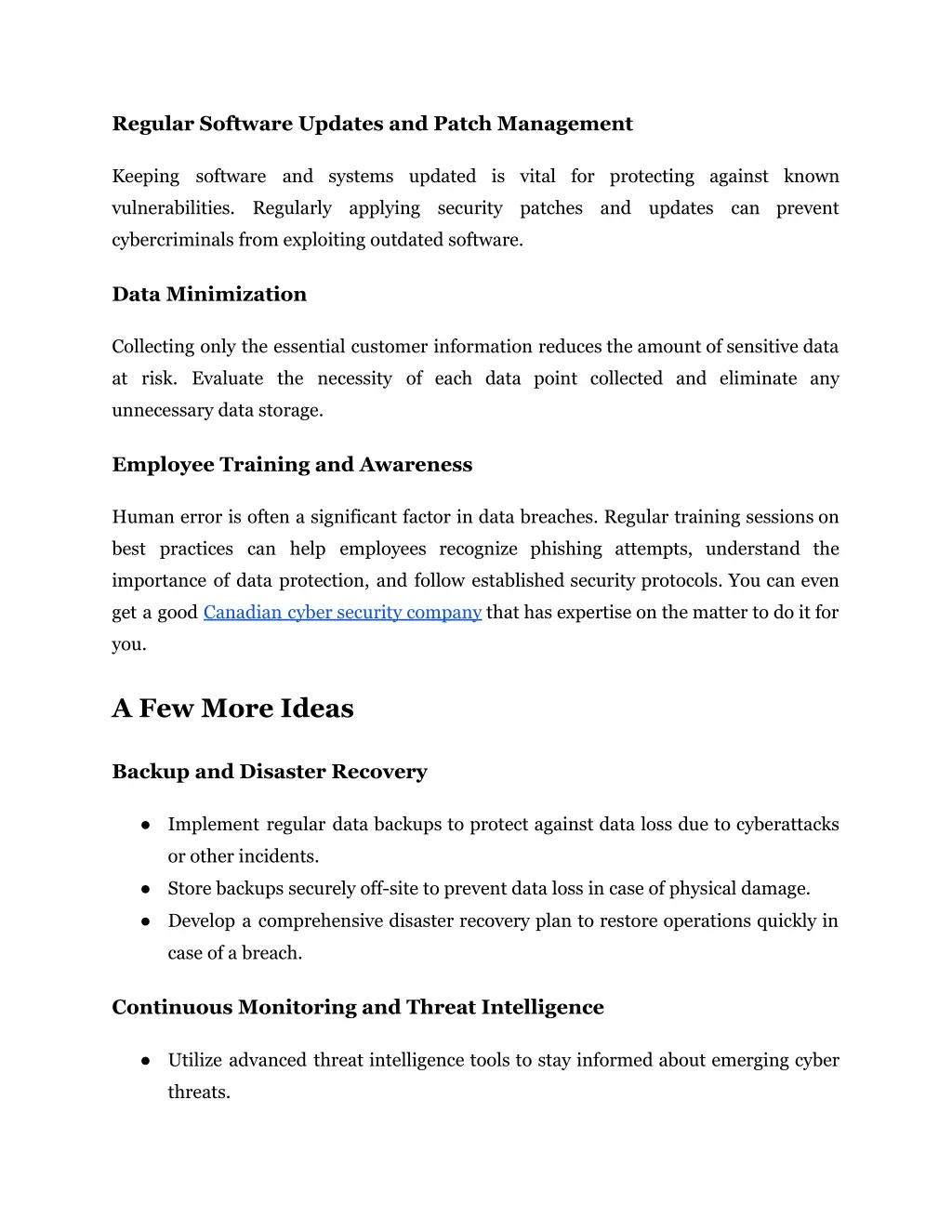 regular software updates and patch management