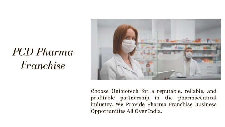 pcd pharma franchise