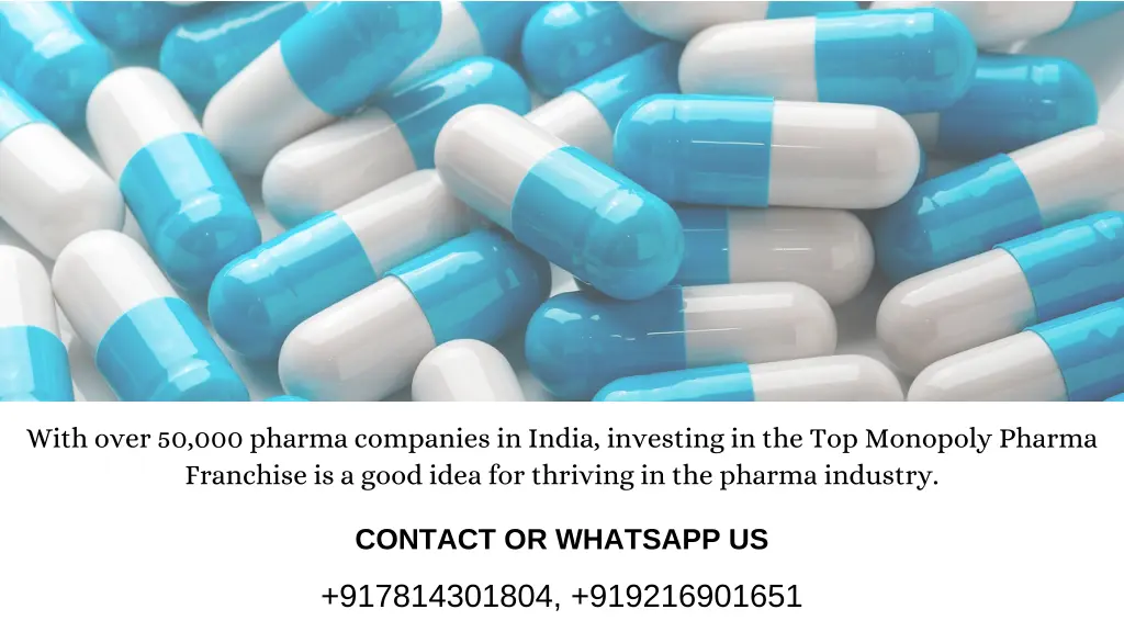 with over 50 000 pharma companies in india