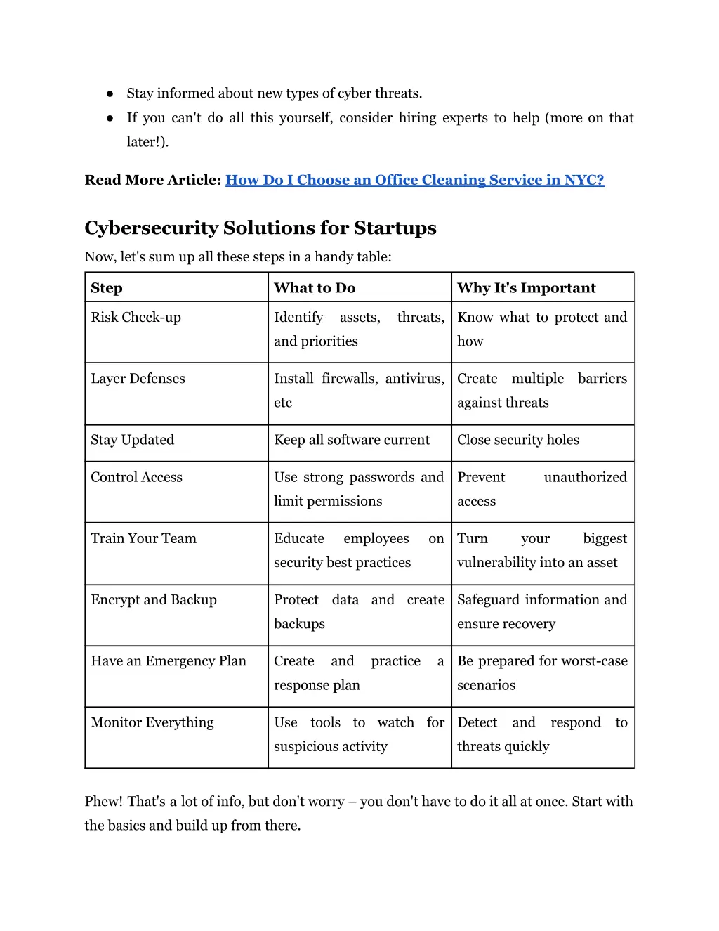 stay informed about new types of cyber threats