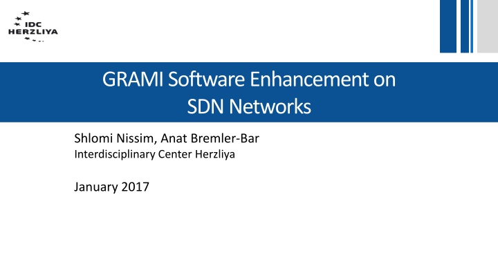 grami software enhancement on sdn networks