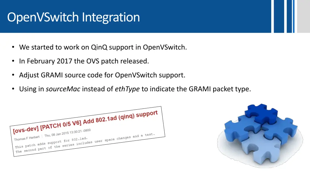 openvswitch integration