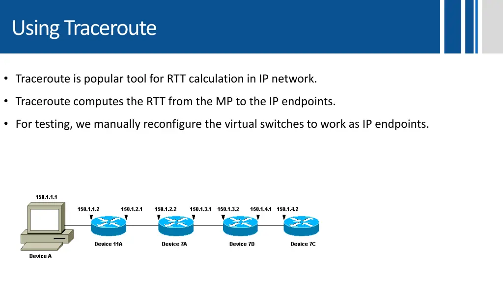 using traceroute