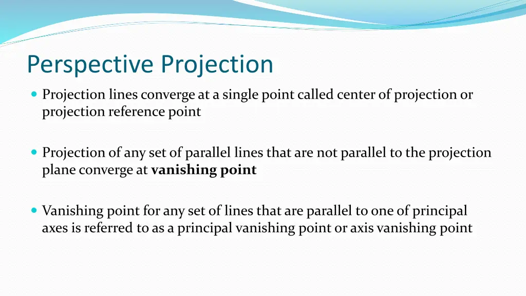 perspective projection 2