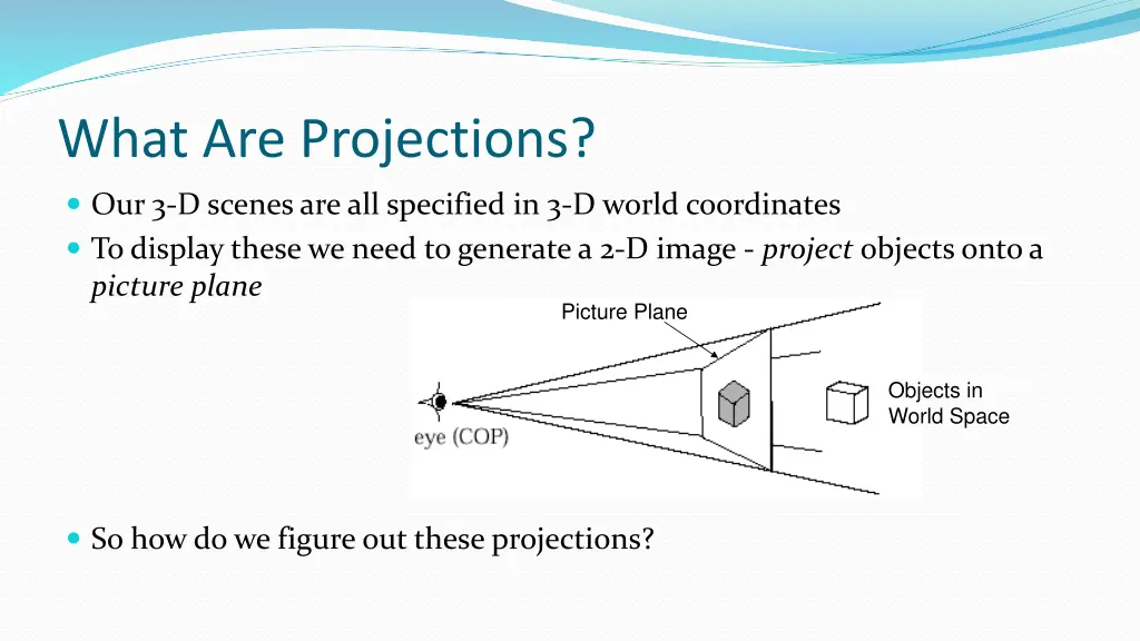 what are projections