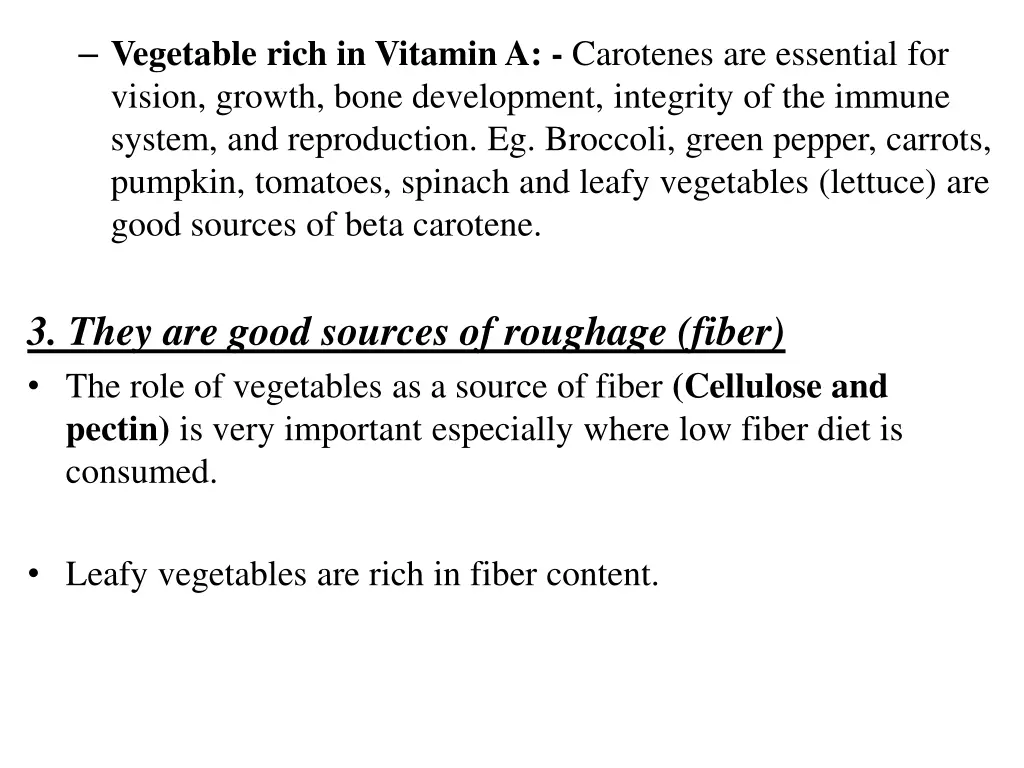 vegetable rich in vitamin a carotenes