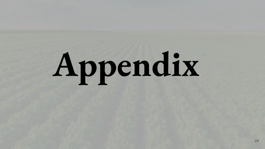 appendix