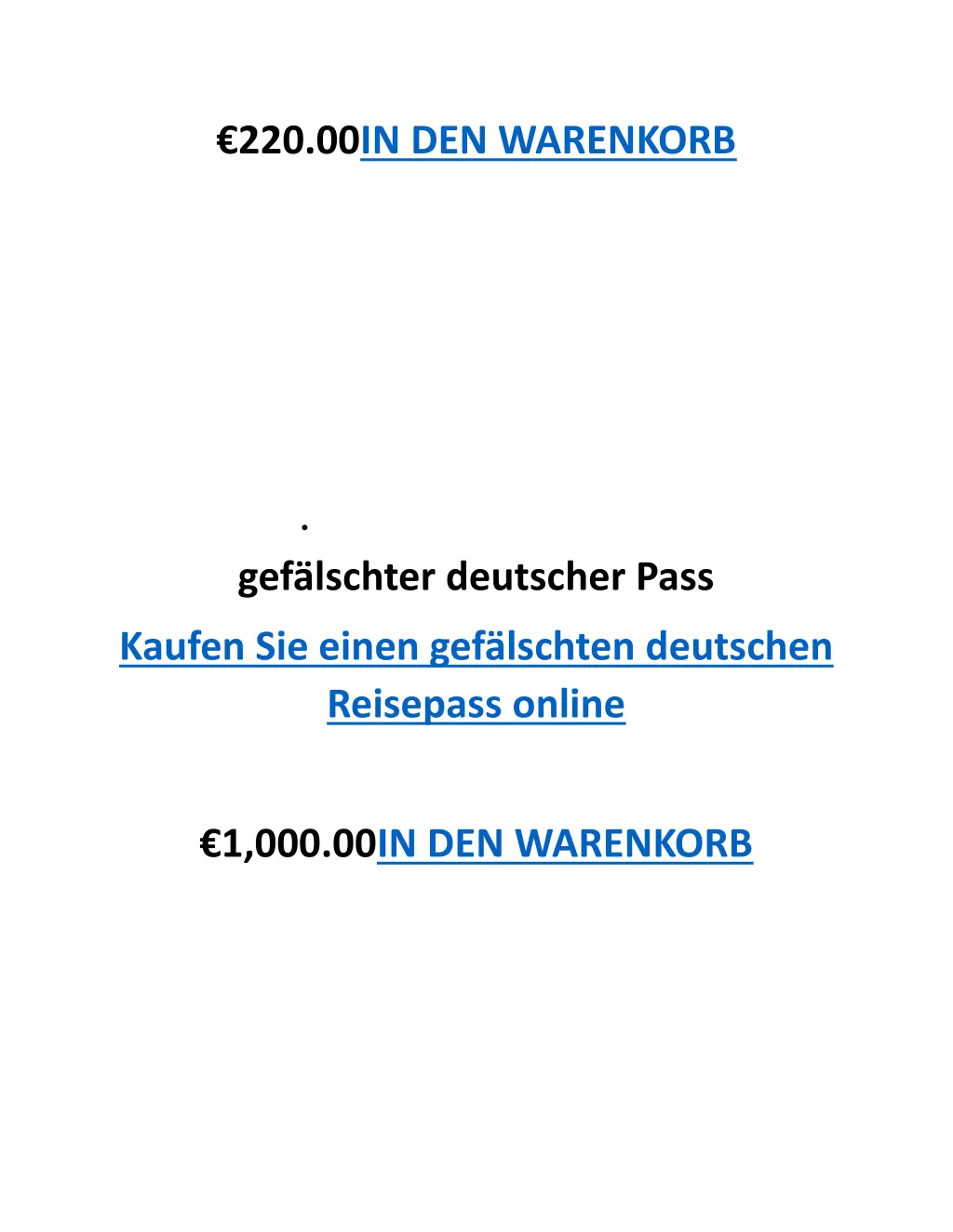 220 00in den warenkorb