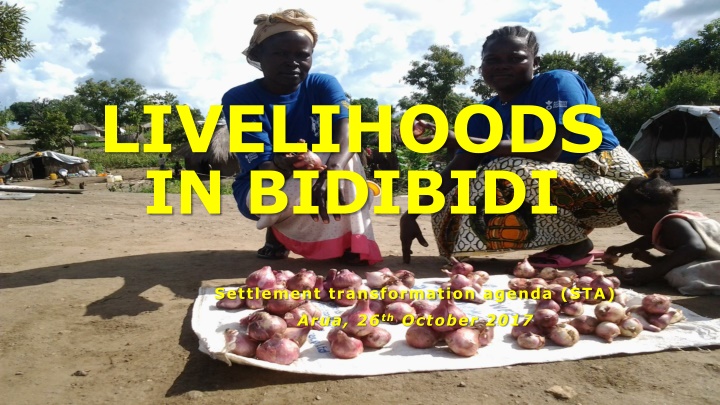 livelihoods in bidibidi