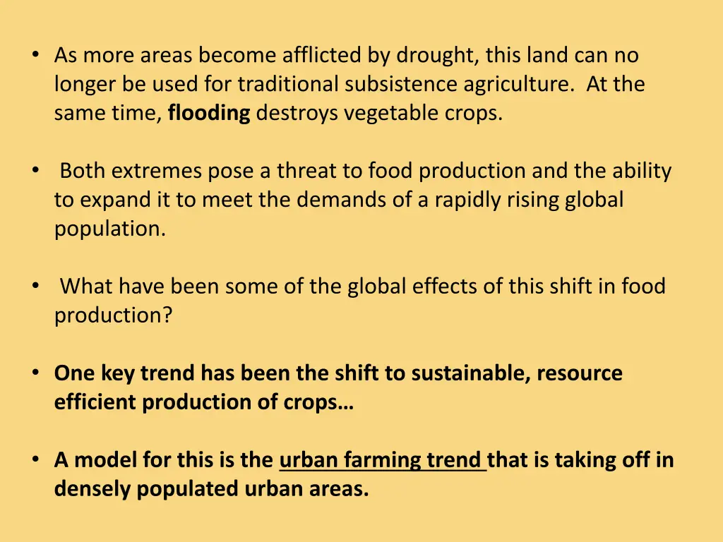 as more areas become afflicted by drought this