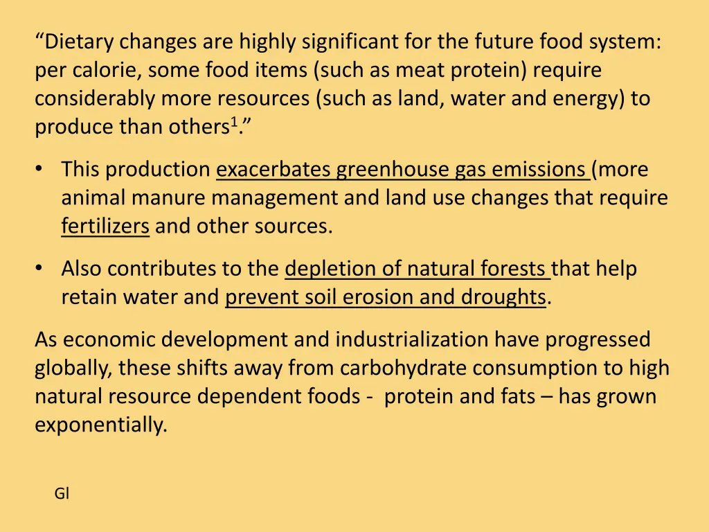 dietary changes are highly significant