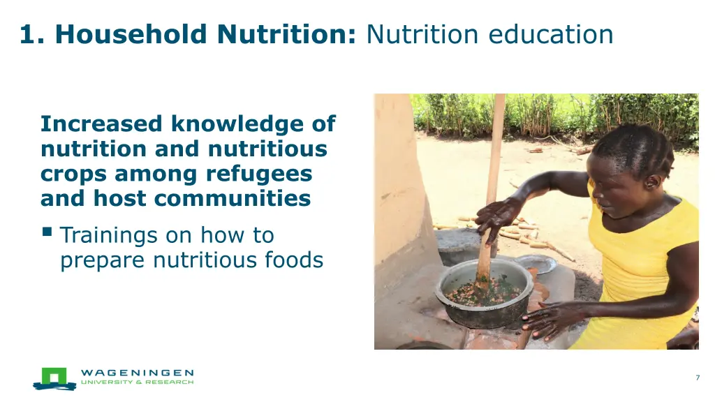 1 household nutrition nutrition education