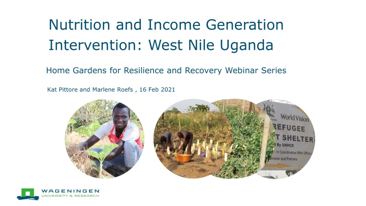 nutrition and income generation intervention west