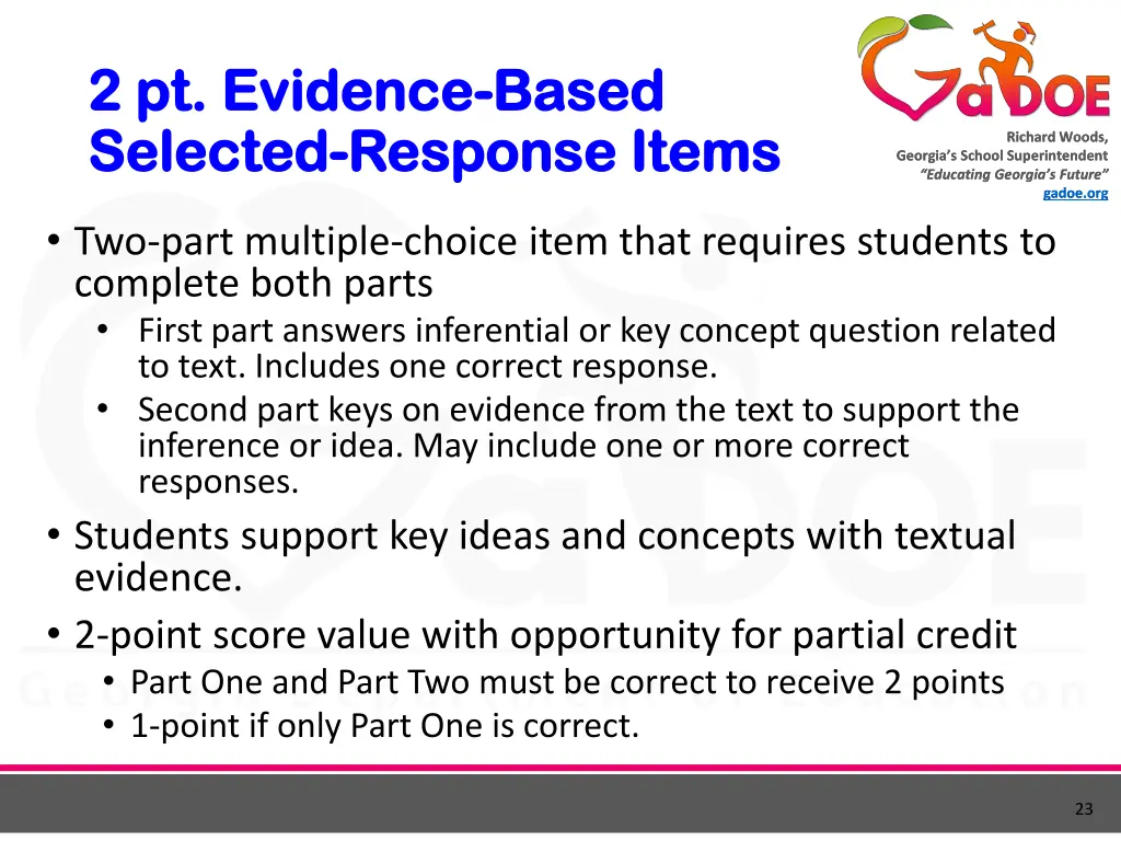 2 pt evidence 2 pt evidence based selected