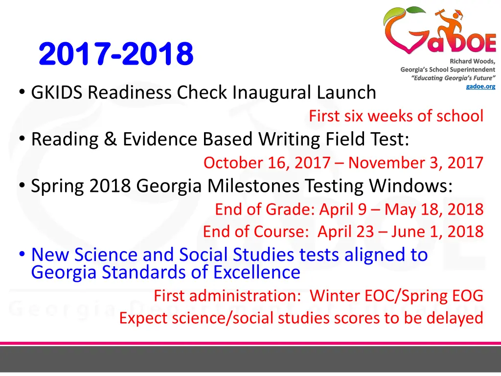 2017 2017 2018 gkids readiness check inaugural