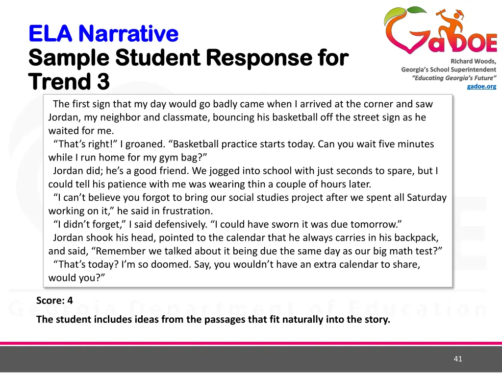 ela narrative ela narrative sample student 2