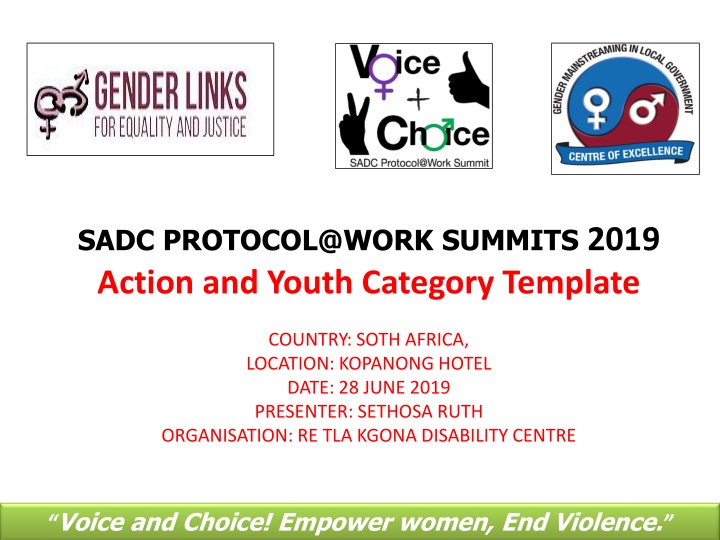 sadc protocol@work summits 2019 action and youth