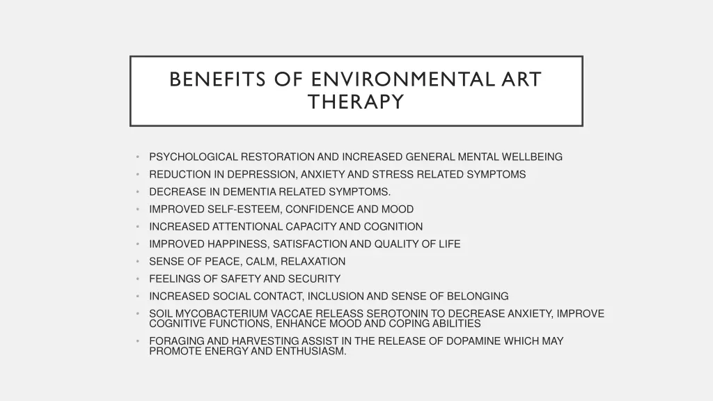 benefits of environmental art therapy 1