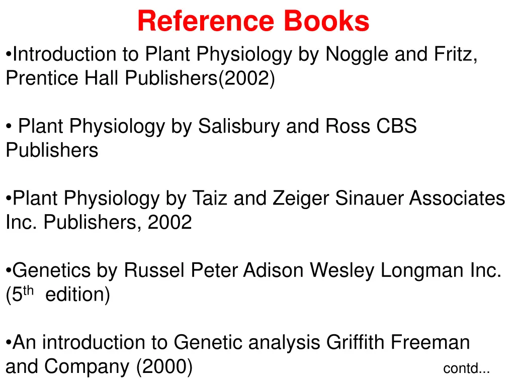 reference books