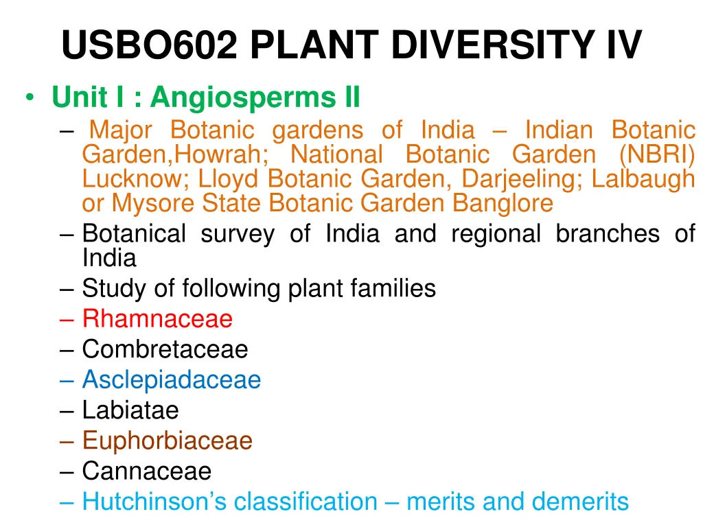 usbo602 plant diversity iv unit i angiosperms