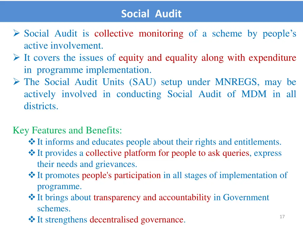 social audit