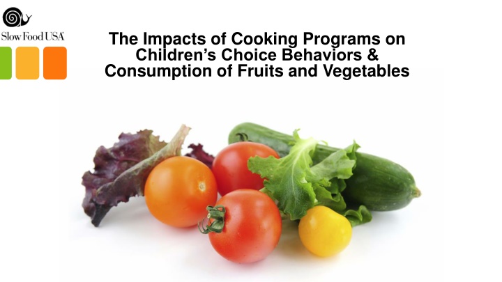 the impacts of cooking programs on children