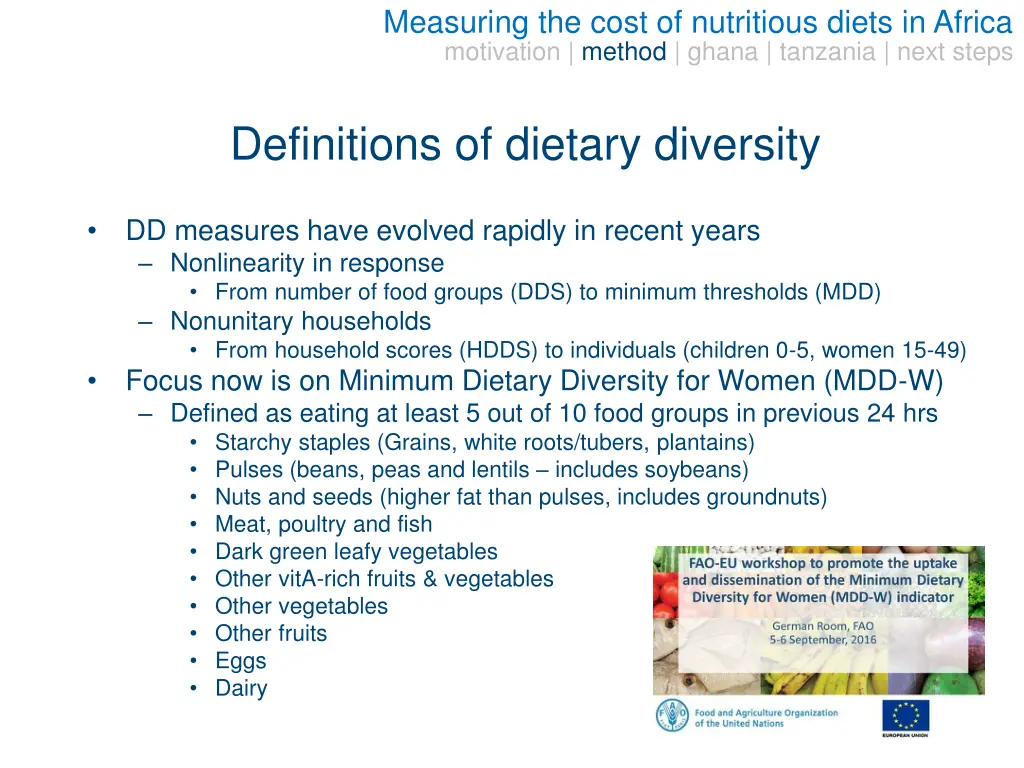 measuring the cost of nutritious diets in africa 7