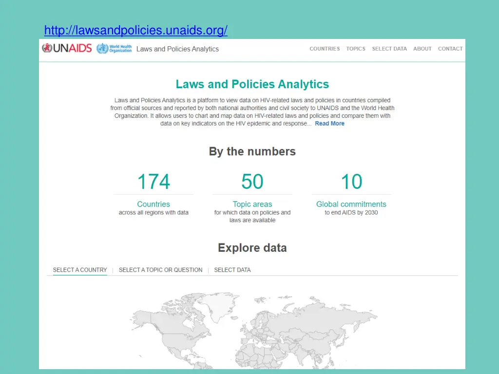 http lawsandpolicies unaids org