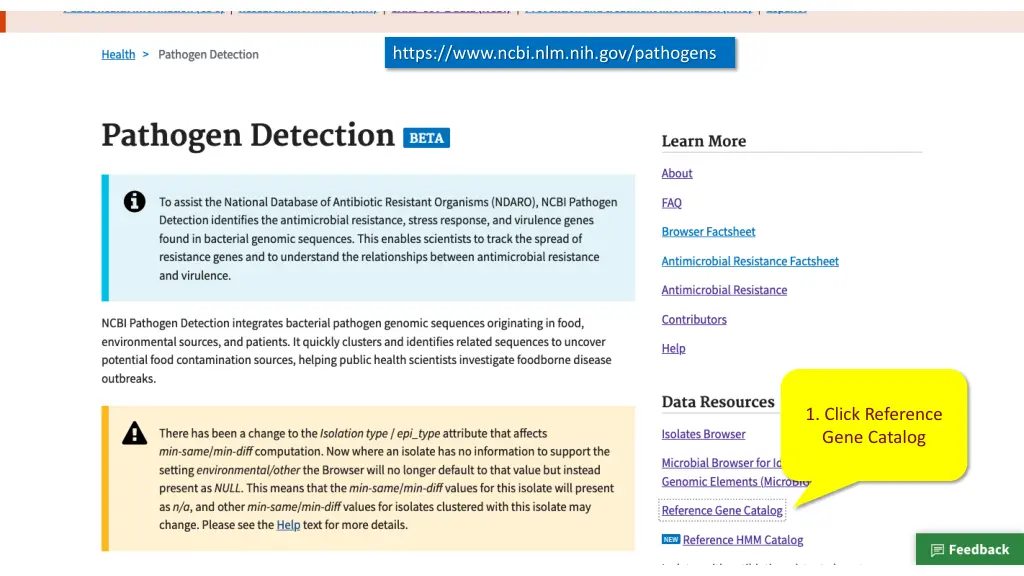 https www ncbi nlm nih gov pathogens