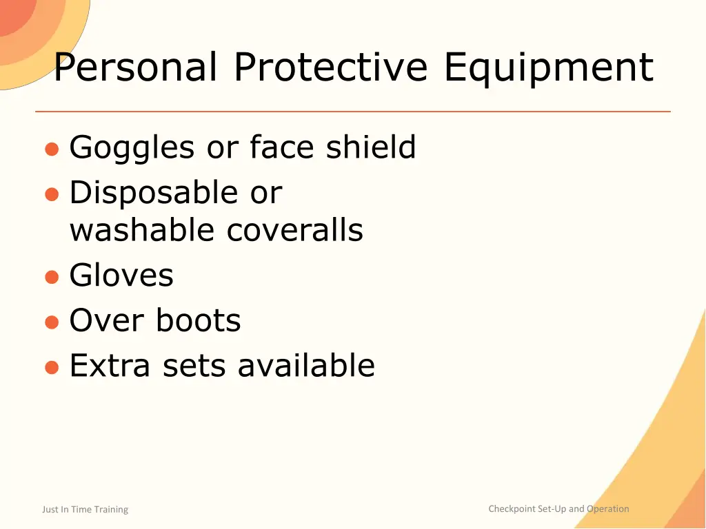 personal protective equipment