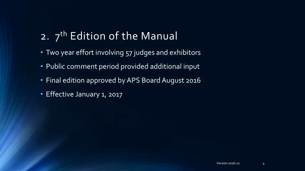 2 7 th edition of the manual