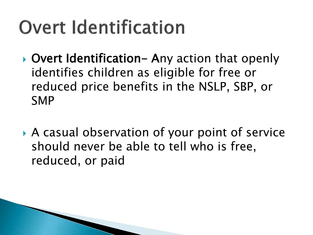 overt identification identifies children