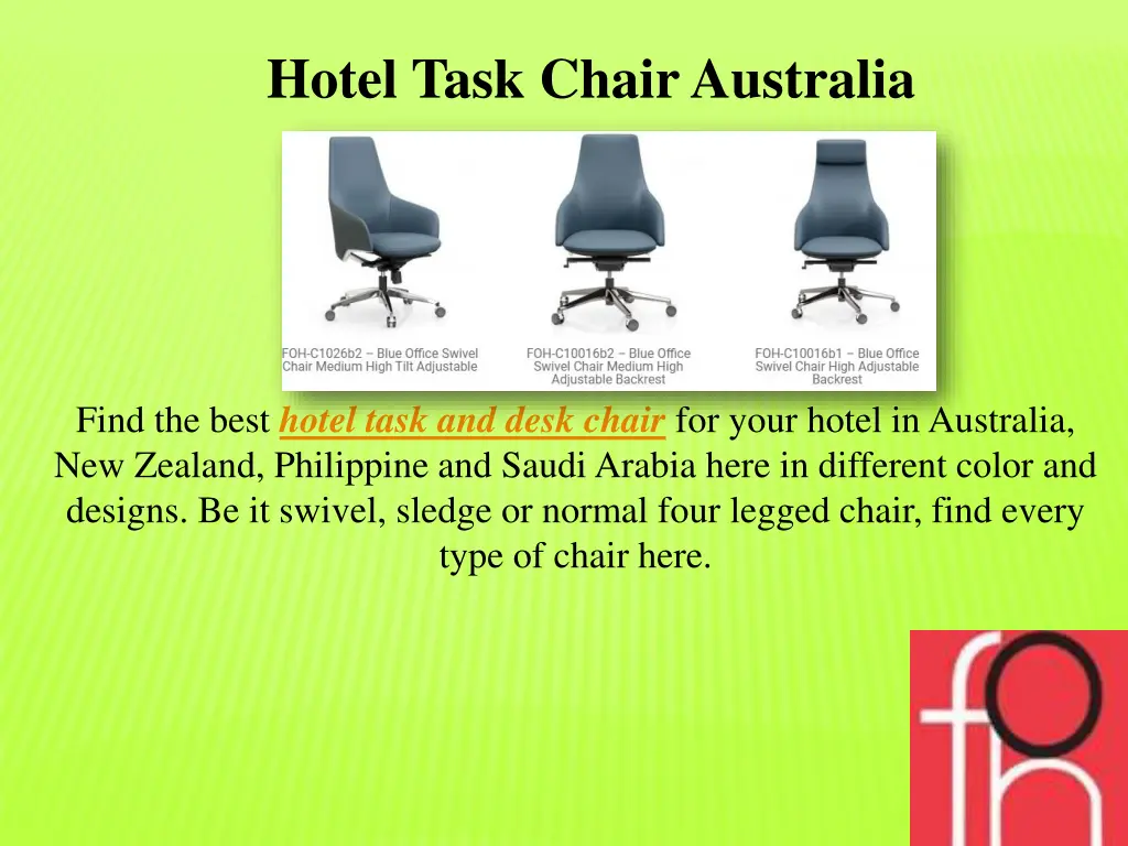 hotel task chair australia