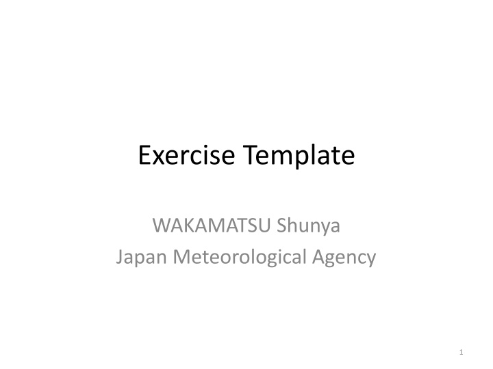 exercise template