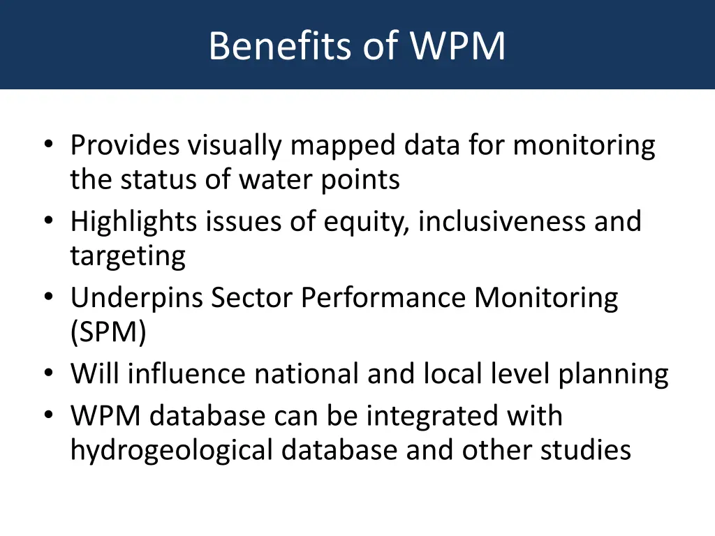 benefits of wpm