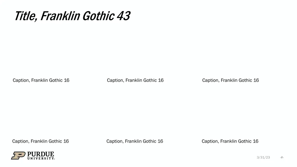 title franklin gothic 43