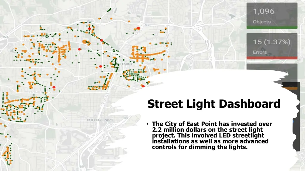 street light dashboard