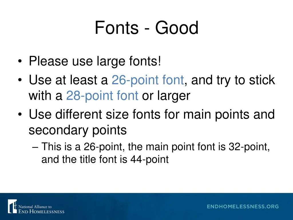 fonts good