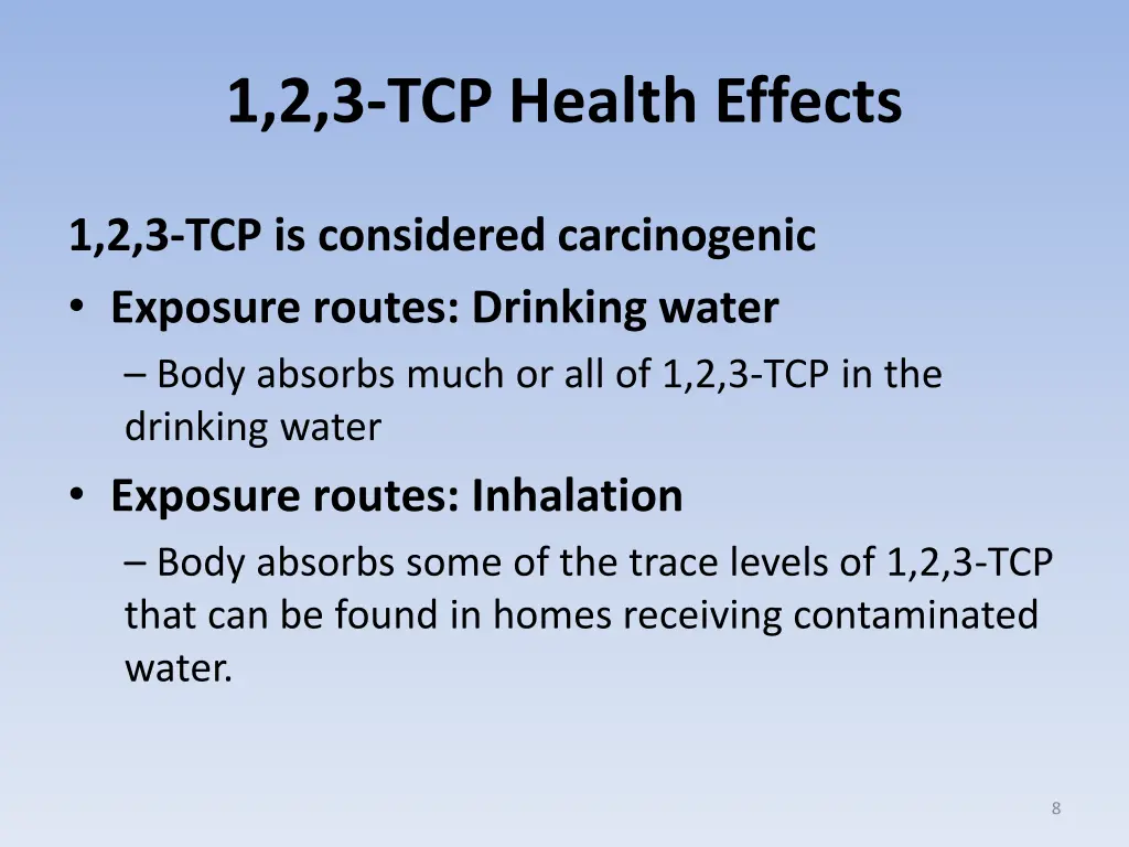 1 2 3 tcp health effects