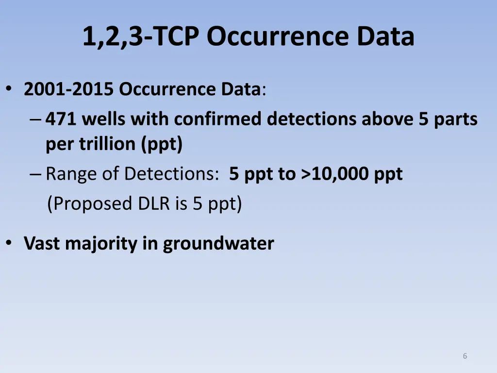 1 2 3 tcp occurrence data