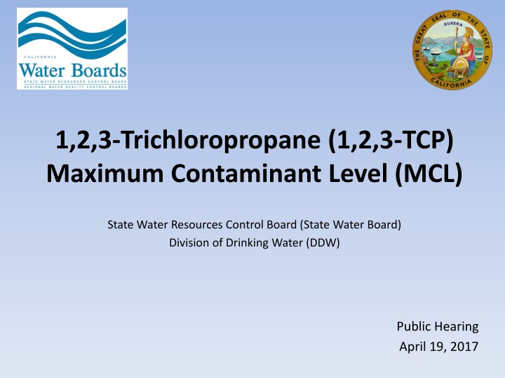 1 2 3 trichloropropane 1 2 3 tcp maximum