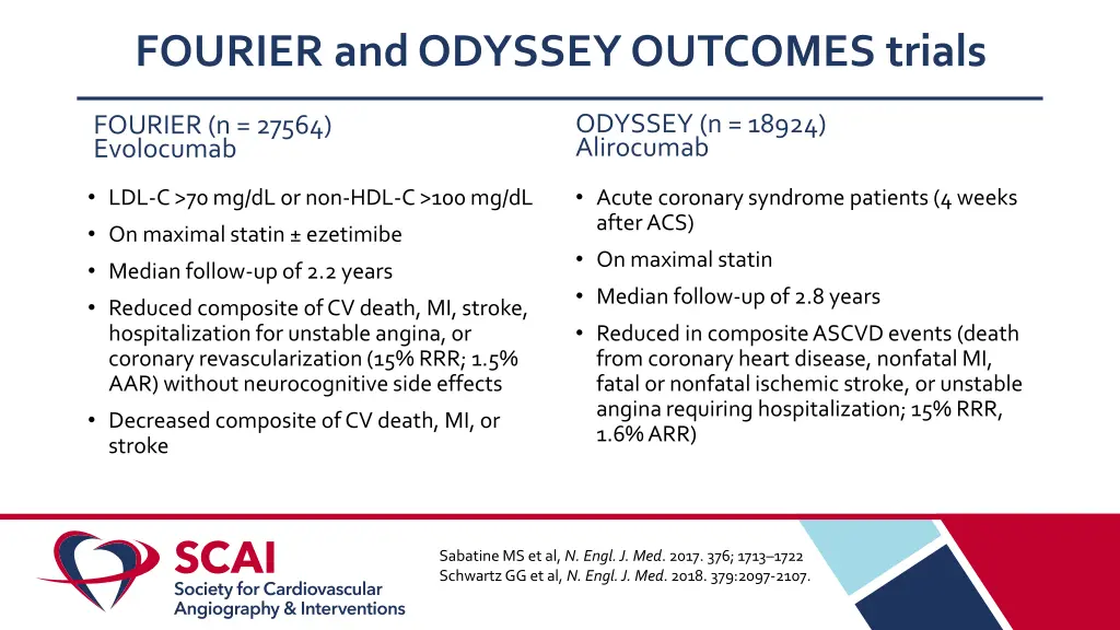 fourier and odyssey outcomes trials