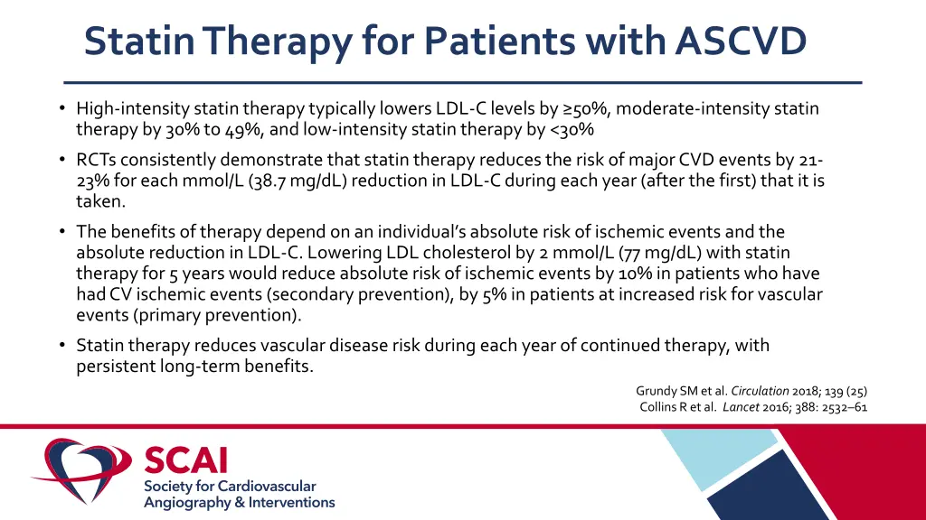 statin therapy for patients with ascvd