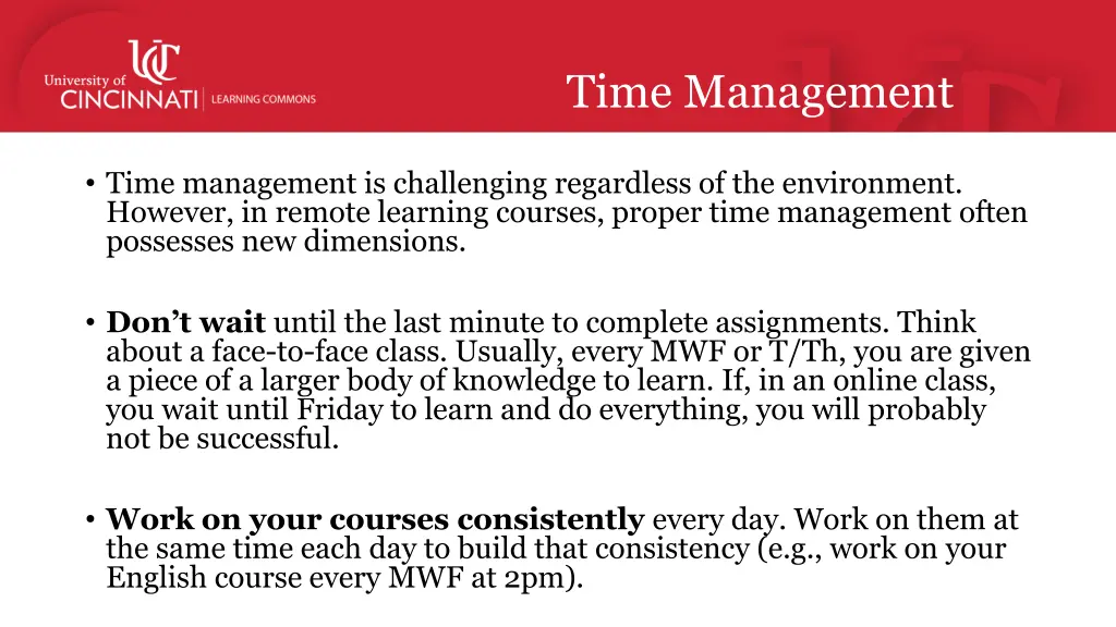 time management