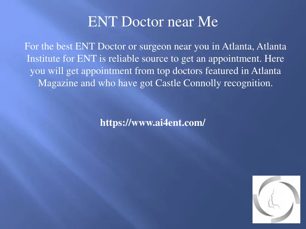 ent doctor near me