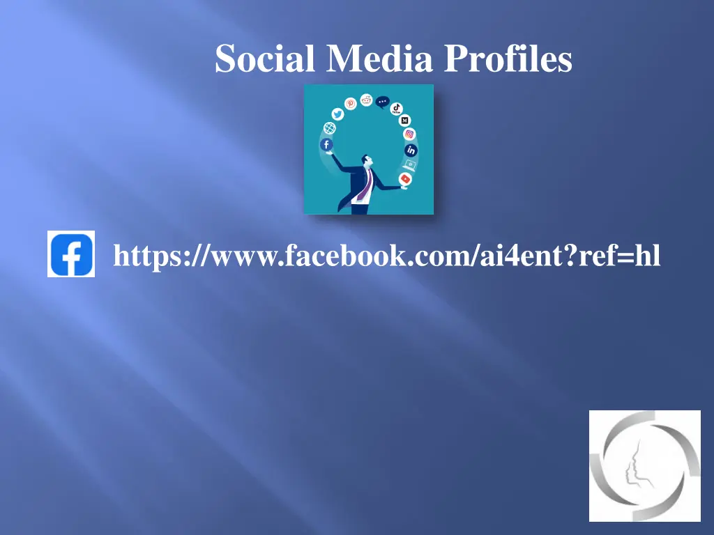 social media profiles